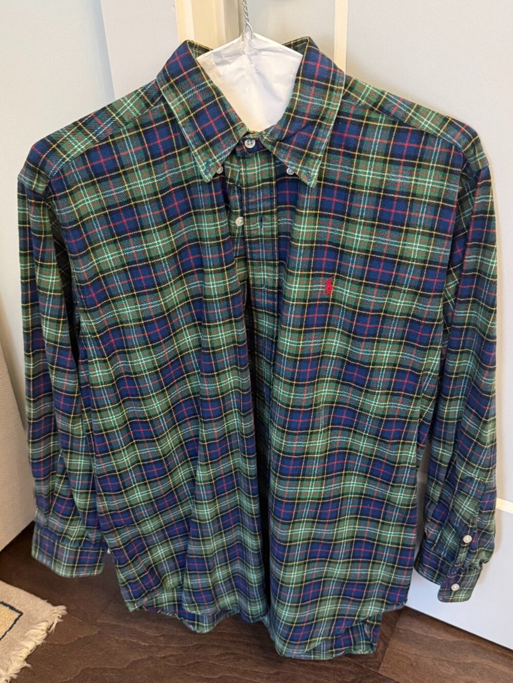 Vintage Polo Ralph Lauren Blake Plaid Button Down Shirt - Men's Medium